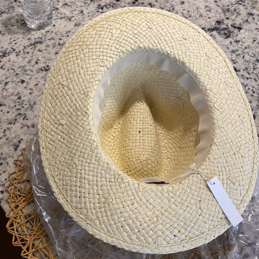 NWT Madewell Woven Straw Panama Hat - Picture 3 of 6